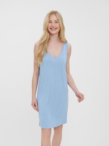 Filli V -Neck -Kleid - blaue Glocke - Vero Moda - Modalova