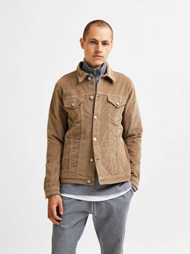 Jeppe Cord Jacke - Greige - Selected Homme - Modalova