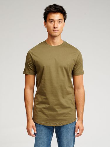 Langes T -Shirt - Armeegrün - TeeShoppen - Modalova