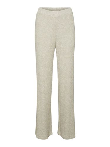 Tia rib breit Pants - Eidechse Melange - Vero Moda - Modalova