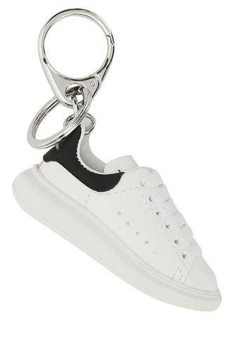 White leather key ring - ALEXANDER MCQUEEN - Modalova