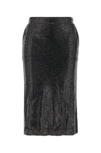 Embellished viscose skirt - GIUSEPPE DI MORABITO - Modalova