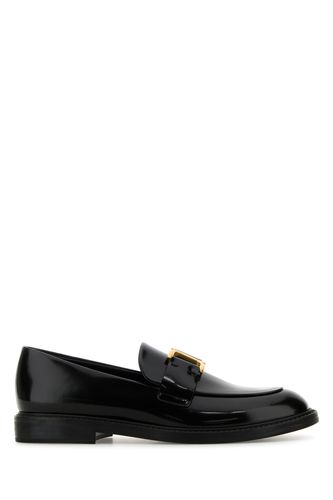 CHLOE Black leather Marcie loafers - CHLOE - Modalova
