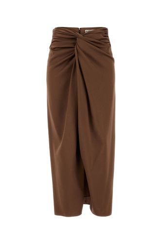 BLAZE Brown crepe Novalis skirt - BLAZE - Modalova