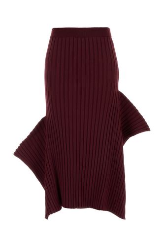 Burgundy cotton skirt - STELLA McCARTNEY - Modalova
