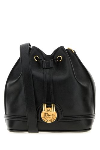CHLOE Black leather bucket bag - CHLOE - Modalova