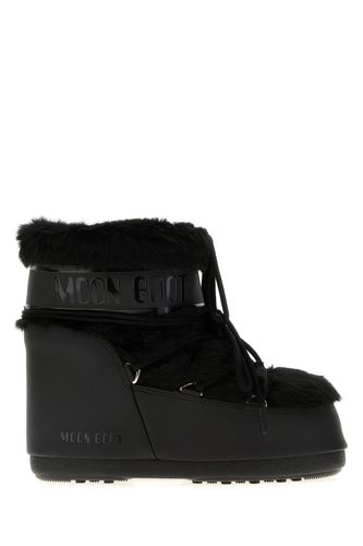Eco fur and synthetic leather Icon Low ankle boots - MOON BOOT - Modalova
