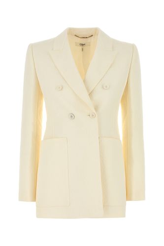 CHLOE White cotton blend blazer - CHLOE - Modalova