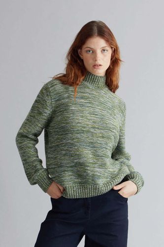 AMANDA Womens Fine Merino Wool Jumper Green, Size 3 / UK 12 / EUR 40 - KOMODO - Modalova