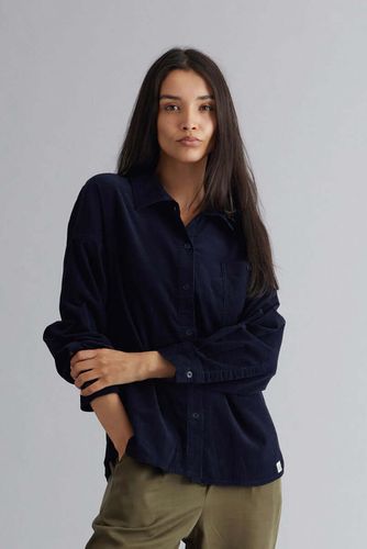 HANAKO Womens Organic Cotton Shirt Navy, Size 4 / UK 14 / EUR 42 - KOMODO - Modalova