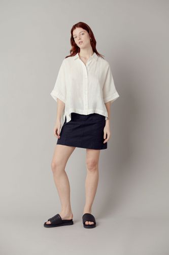 SUKI Organic Cotton Mini Skirt - Dark Navy, SIZE 1 / UK 8 / EUR 36 - KOMODO - Modalova