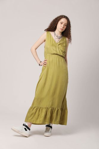 WHIRLYGIG Cupro Maxi Dress Green, SIZE 1 / UK 8 / EUR 36 - KOMODO - Modalova