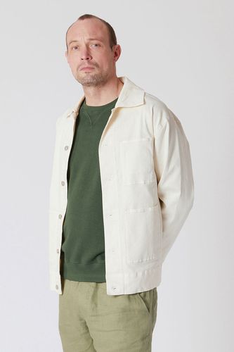 LARRY- Organic Cotton Jacket Off White, Large - KOMODO - Modalova