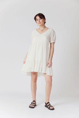 SKY Corn Fabric Mini Dress - Off White, SIZE 3 / UK 12 / EUR 40 - KOMODO - Modalova