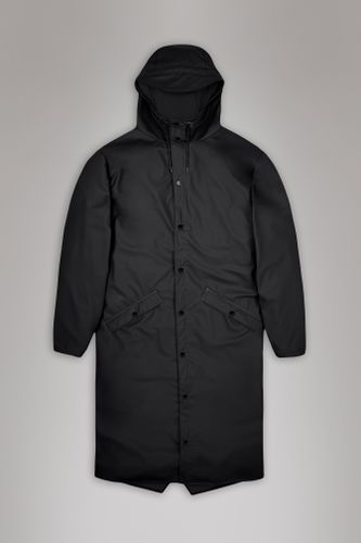 Rains Longer Jacket - Black - Rains - Modalova