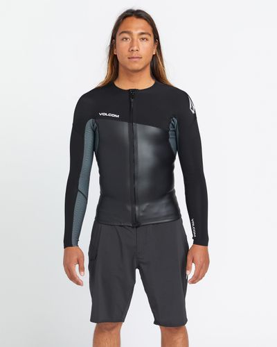 Men's 1.5Mm Front Zip Neoprene Jacket - Volcom - Modalova