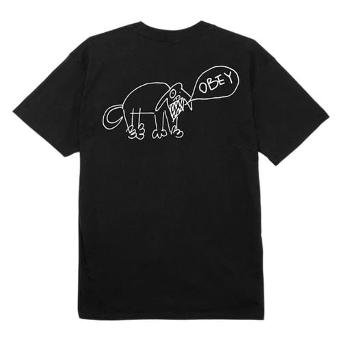 Obey Angry Dog T-Shirt - Black - Obey - Modalova