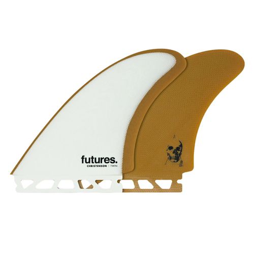 Christenson Fibregalss Twin Surfboard Fins - / - Futures - Modalova