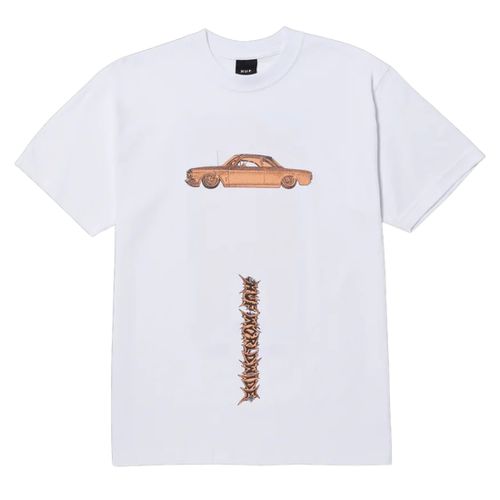 Huf Car Club T-Shirt - White - Huf - Modalova