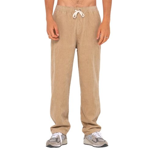 Gary Loose Elastic Cord Chino Pants - Rusty - Modalova