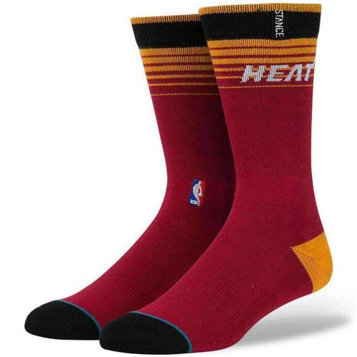 NBA Arena Logo Miami Heat Basketball Socks - /Yellow - Stance - Modalova