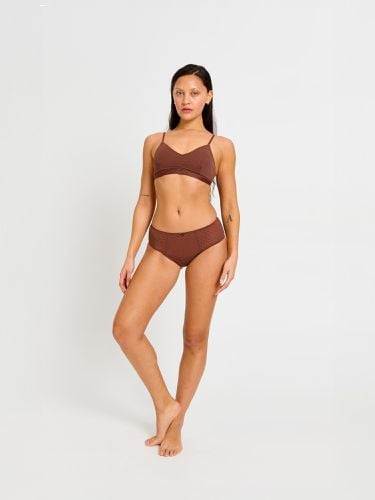 Boudoir Hi Waist Brief Moderate-Heavy Espresso - Modibodi - Modalova