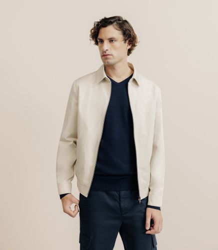 IZAC - Blouson col chemise beige - IZAC - Modalova