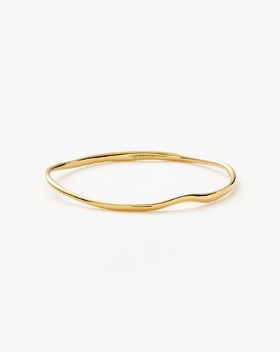 Molten Ripple Bangle | 18ct Gold Vermeil - Missoma - Modalova