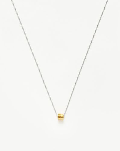 Abacus Beaded Floating Charm Necklace | 18ct Recycled Gold Vermeil and Rhodium on Sterling Silver - Missoma - Modalova