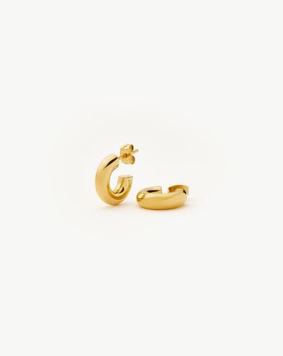 Chubby Mini Hoop Earrings | 18ct Gold Vermeil - Missoma - Modalova