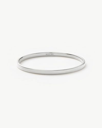 Classic Round Bangle | Silver Plated - Missoma - Modalova