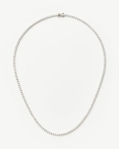 Classic Tennis Necklace | Sterling Silver Cubic Zirconia - Missoma - Modalova