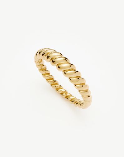 Fine Twisted Classic Ring | 14ct Solid Gold - Missoma - Modalova