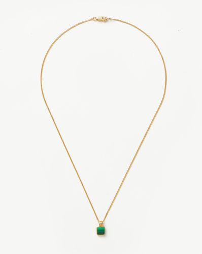 Lucy Williams Mens Square Charm Necklace - Missoma - Modalova