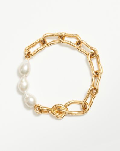 Molten Pearl Twisted Chain Bracelet - Missoma - Modalova