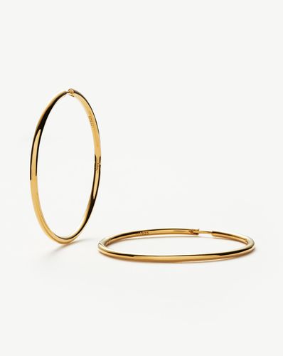 Classic Oversized Hoop Earrings | 18ct Gold Vermeil - Missoma - Modalova