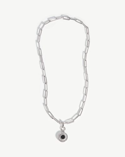 Fused Engravable Round Locket Chain Necklace - Missoma - Modalova