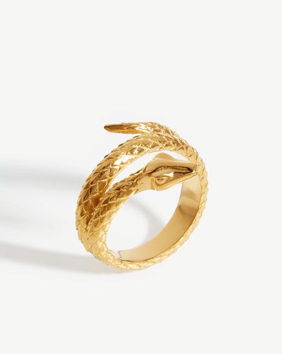 Harris Reed Coiled Serpent Ring | 18ct Gold Plated - Missoma - Modalova