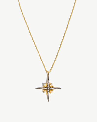 Harris Reed Large Pearl North Star Necklace - Missoma - Modalova