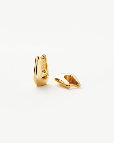 Lucy Williams Arco Small Hoop Earrings | 18ct Gold Vermeil - Missoma - Modalova