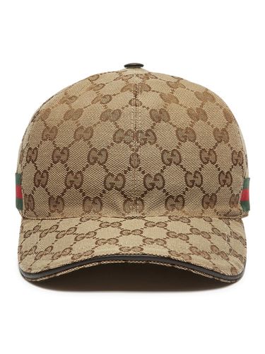 Baseball cap with Web - Gucci - Man - Gucci - Modalova