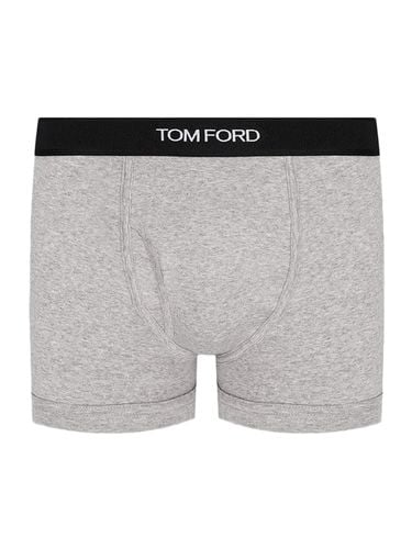 Boxer with logo band - Man - Tom Ford Underwear - Modalova