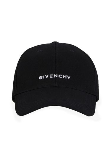 EMBROIDERED COTTON BASEBALL CAP - Man - Givenchy - Modalova