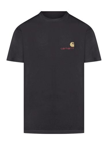 ORGANIC COTTON T-SHIRT WITH AMERICAN LOGO EMBROIDERY - Man - Carhartt Wip - Modalova