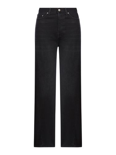 Twisted seam denim full length faded - Woman - Toteme - Modalova