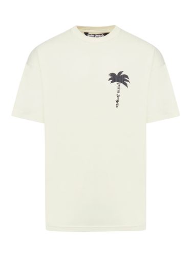 T-shirt with print - - Man - Palm Angels - Modalova