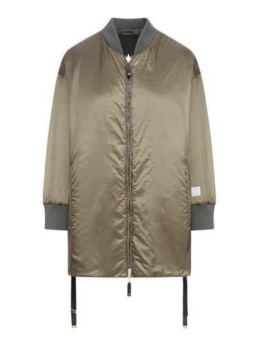 Reversible bomber jacket in technical canvas - Woman - Max Mara The Cube - Modalova