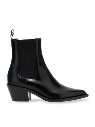 Ankle boot in brushed leather - Woman - Gianvito Rossi - Modalova