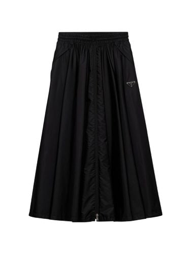 Wide skirt in lightweight Re-nylon - - Woman - Prada - Modalova