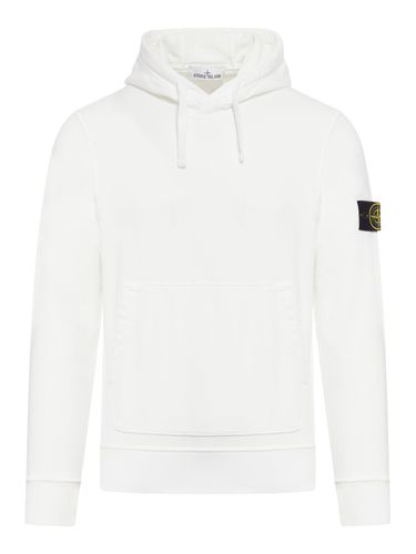 HOODIE WITH COMPASS APPLICATION - Man - Stone Island - Modalova